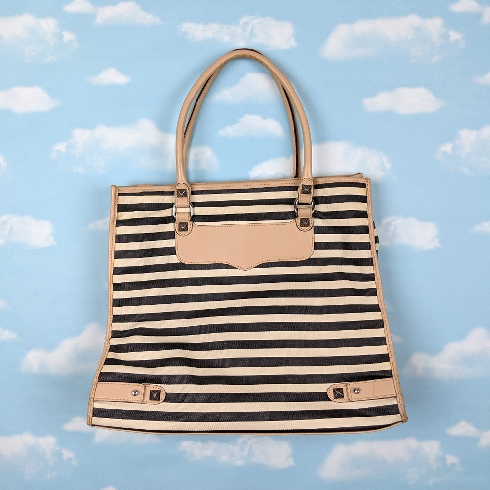 Rebecca Minkoff Striped Diamond Tote